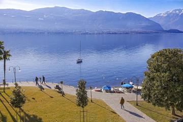Gîte pour 6 personnes, avec balcon ainsi que vue sur le lac et vue, animaux acceptés dans Verbania