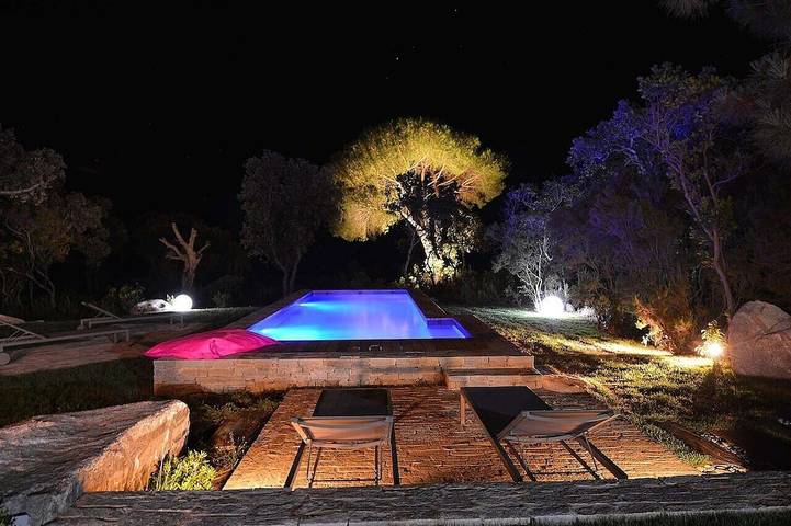 Maison de vacances pour 8 personnes, avec Balcon et Jardin dans Palombaggia