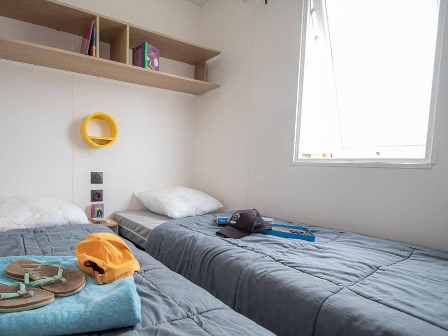 Camping Mirabel La Renaudière - Mobilheim 4 personen - Komfort Plus - 2 Zimmer in La Plaine-sur-Mer, Côte de Jade