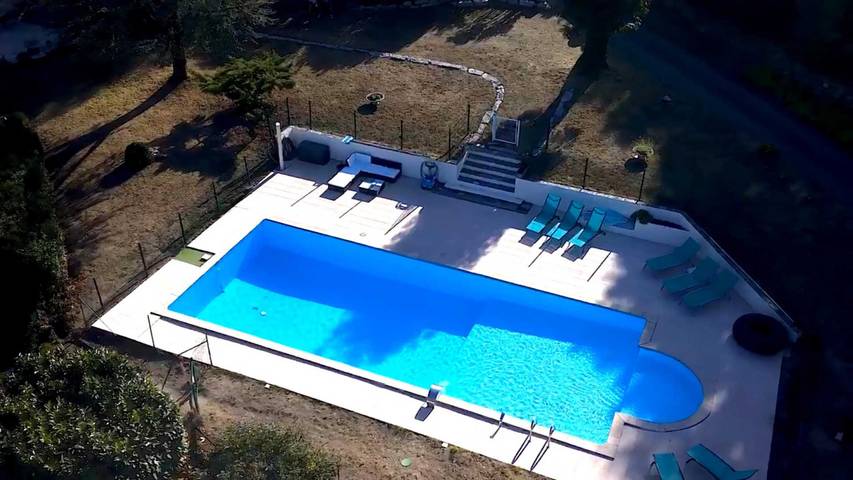 Gîte für 5 Personen, mit Terrasse und Garten sowie Pool am Tarn