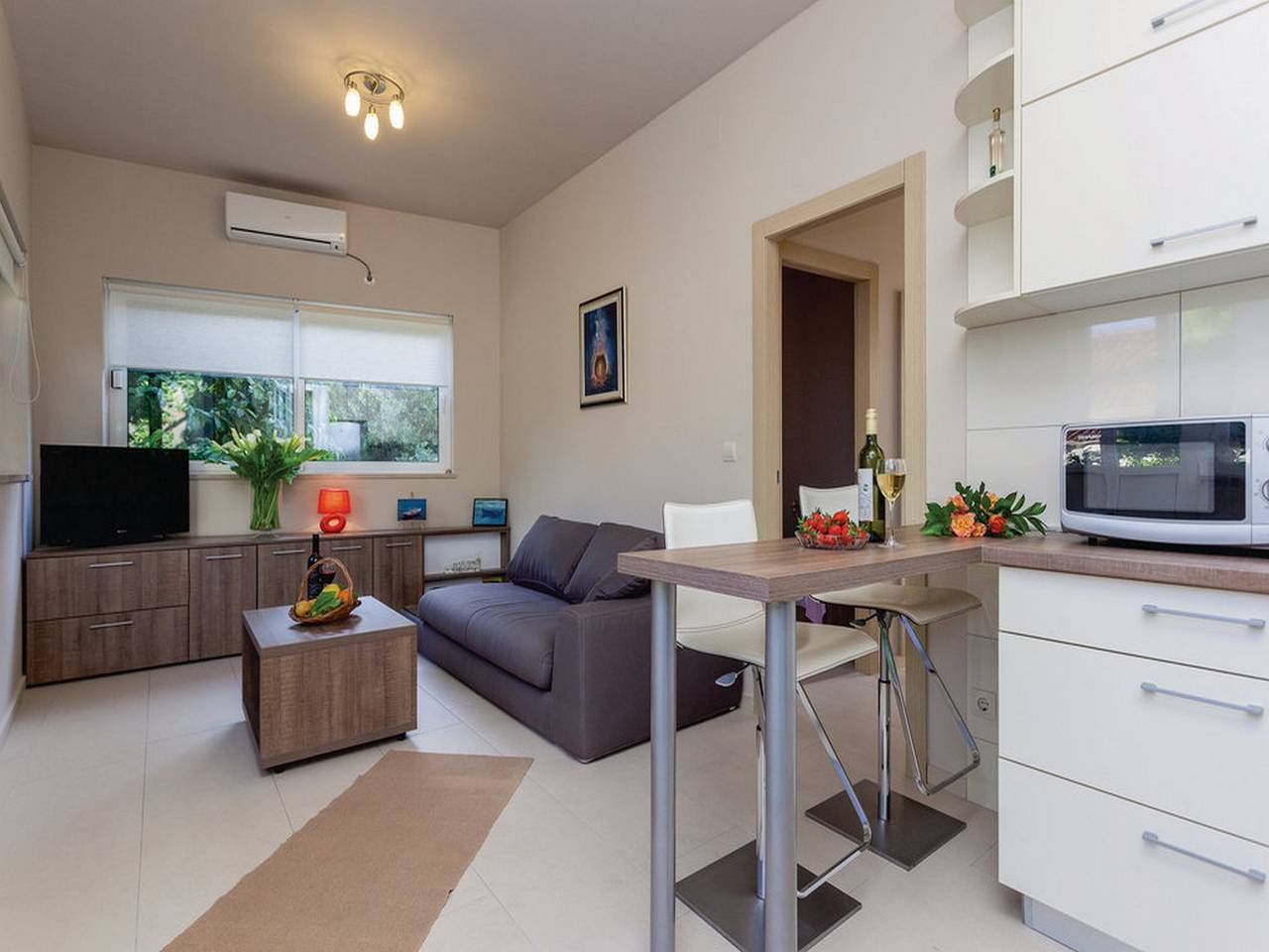 Ganze Wohnung, Ferienwohnung für 3 Personen mit Meerblick in Zaton, Grad Dubrovnik