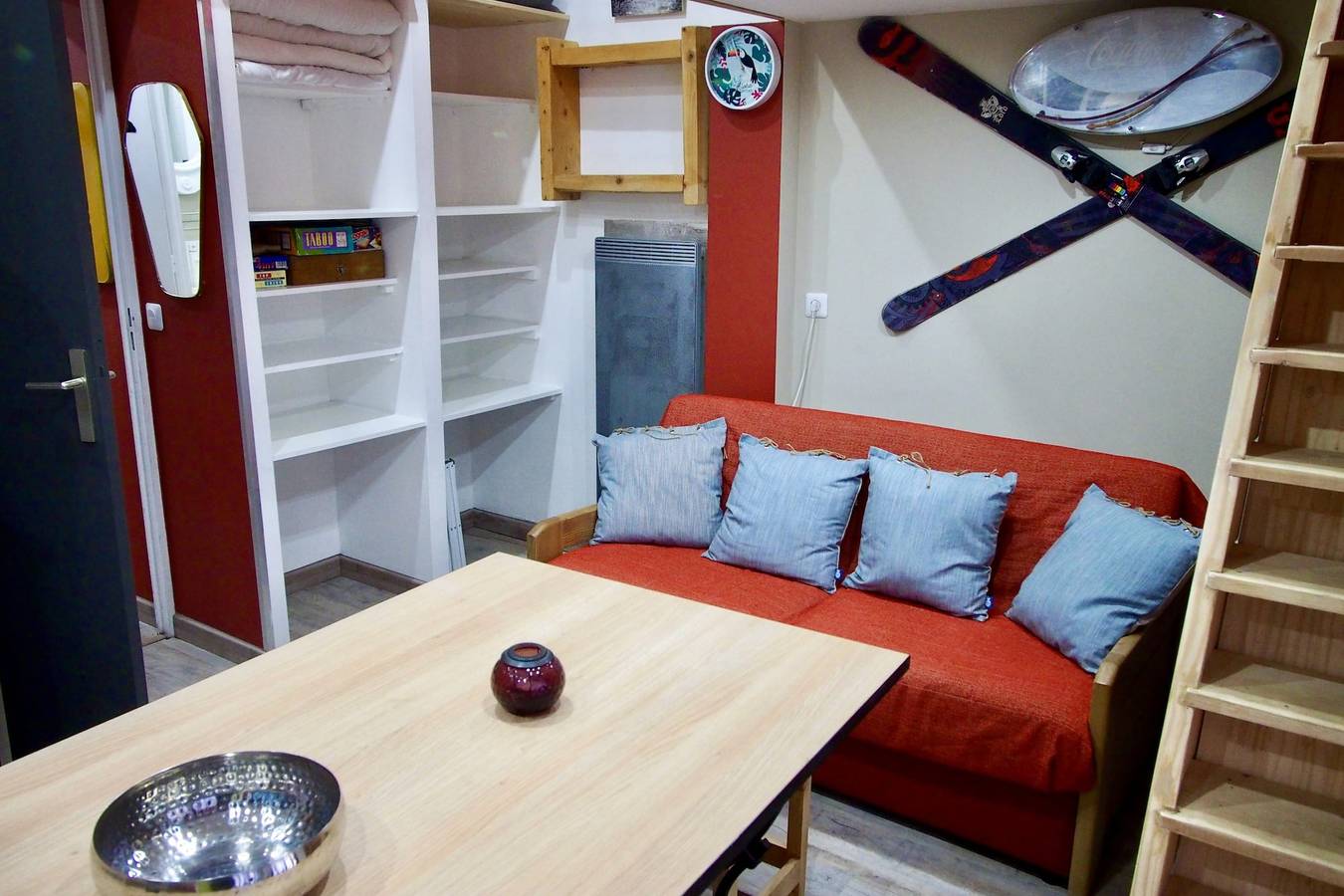 Estudio entero, Risoul - Studio 08 - Fully equipped - Wifi - 30m² - Foot of ski area in Station de Risoul, Risoul