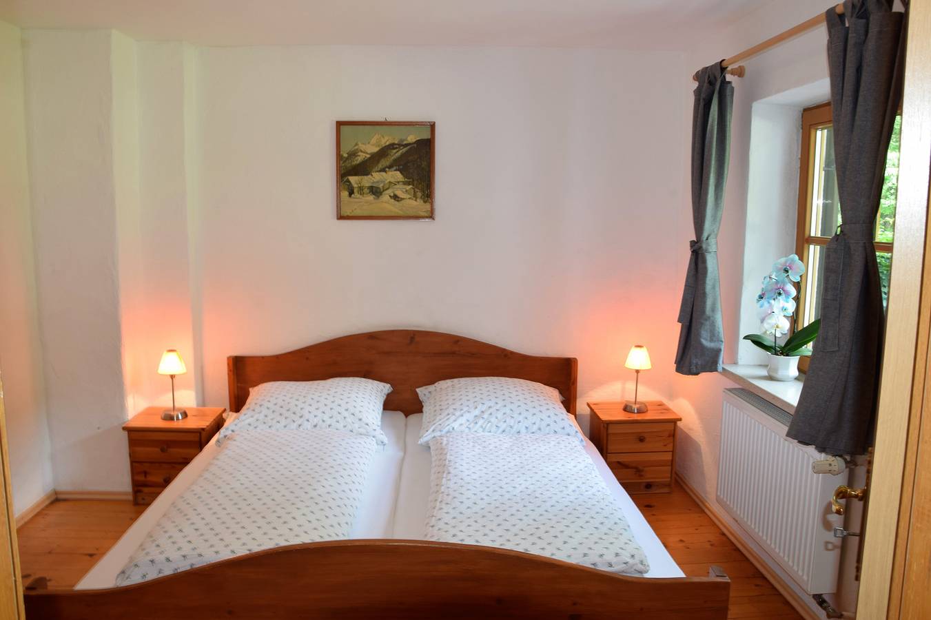 Ganze Ferienwohnung, Ferienwohnung Am Erlengrund - Ferienwohnung Nr. 5 für 1-2 Personen, ca. 36 m², Schlafzimmer, Wohnschlafraum,Terrasse in Bischofswiesen, Berchtesgadener Alpen