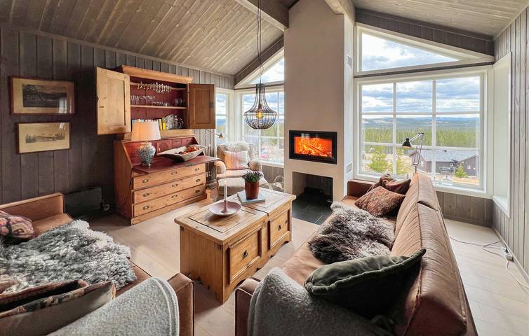 Ferienhaus für 6 Personen mit Terrasse in Lillehammer