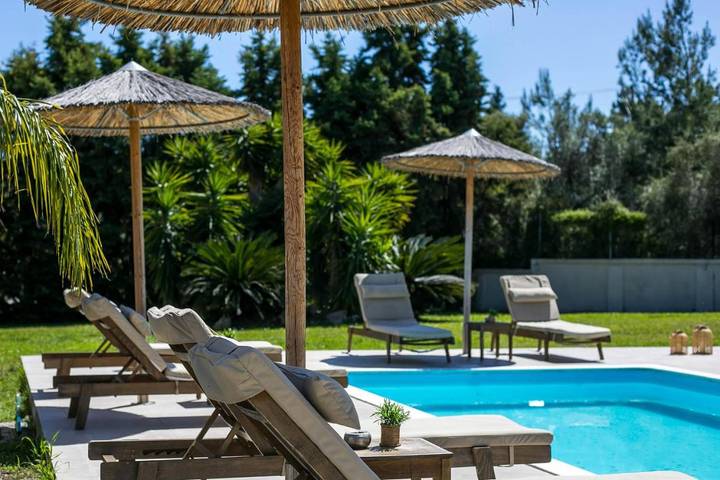 Ferienhaus für 12 Personen, mit Ausblick und Garten sowie Pool, mit Haustier in Koskinou - 3