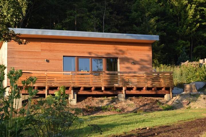Chalet für 4 Personen, mit Terrasse und Garten in Nordrhein-Westfalen