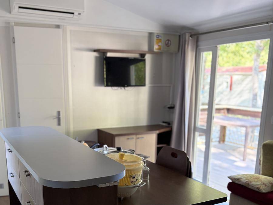 Camping De Saint Aygulf Plage - Mobilhome 5 personas - 3 habitaciones - Clim - Tv in Saint-Aygulf, Frejus