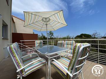 Gîte pour 6 personnes, avec terrasse, animaux acceptés à Salses-le-Château