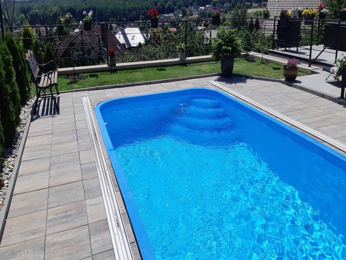 Ferienhaus für 5 Personen, mit Terrasse und Pool sowie Garten in Tschechien - 2