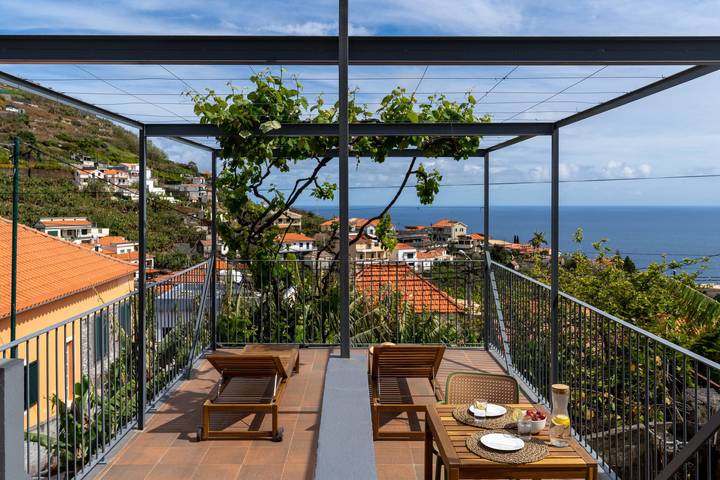 Casa de vacaciones para 7 personas con balcón in Pináculo, Ponta do Sol
