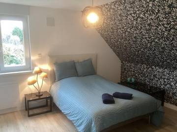 Chambre d’hôte pour 2 personnes, avec piscine ainsi que vue et jardin à Gundershoffen