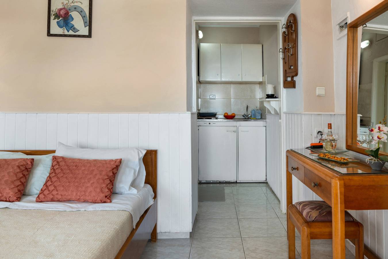 Ganzes Studio, Einzimmerapartment 'Single' mit Meerblick, Wi-Fi und Klimaanlage in Panormos, Kalymnos