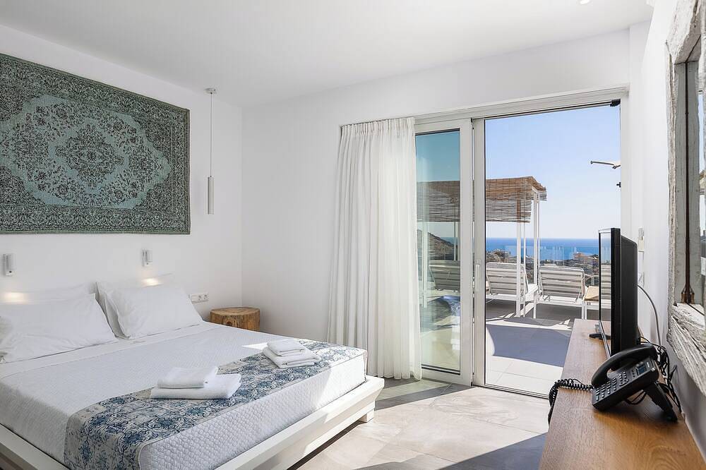 Panoramablick auf das Meer, absolute Privatsphäre, zu Fuß zum Strand und zu den Geschäften! in Bali (Kreta), Rethymno und Umgebung