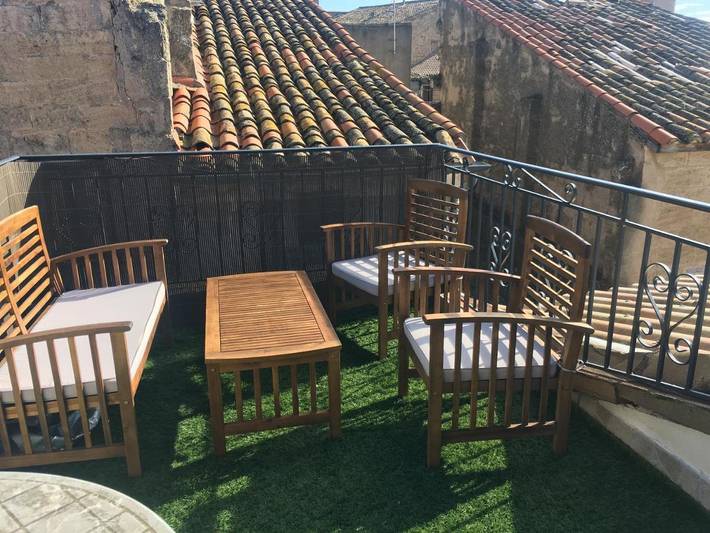 Location de vacances pour 2 personnes, avec Terrasse et Vue à Loupian
