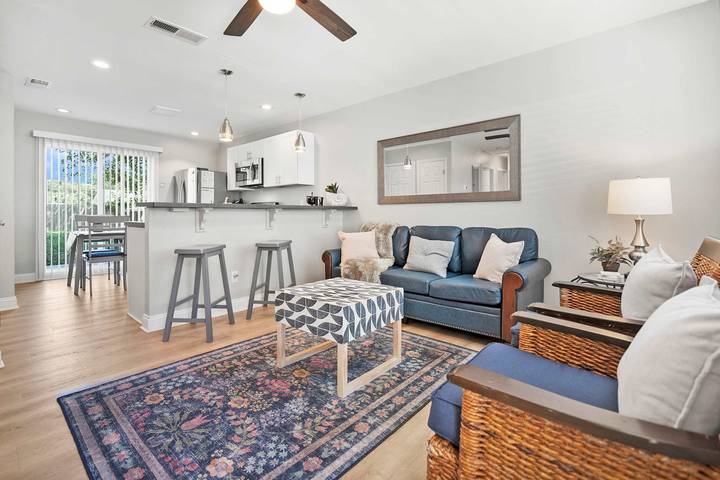 Apartment for 4 people, with yard and terrace, with pets in St. Augustine