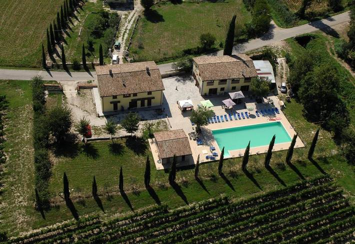 Casa vacanza per 3 persone, con Giardino e Piscina a Montefalco