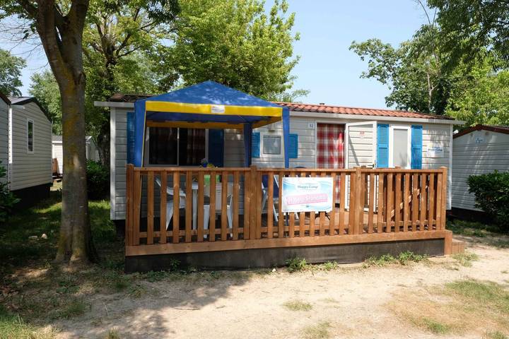 Casa mobile con aria condizionata, terrazza e piscina  in Corigliano-Rossano, Golfo di Taranto