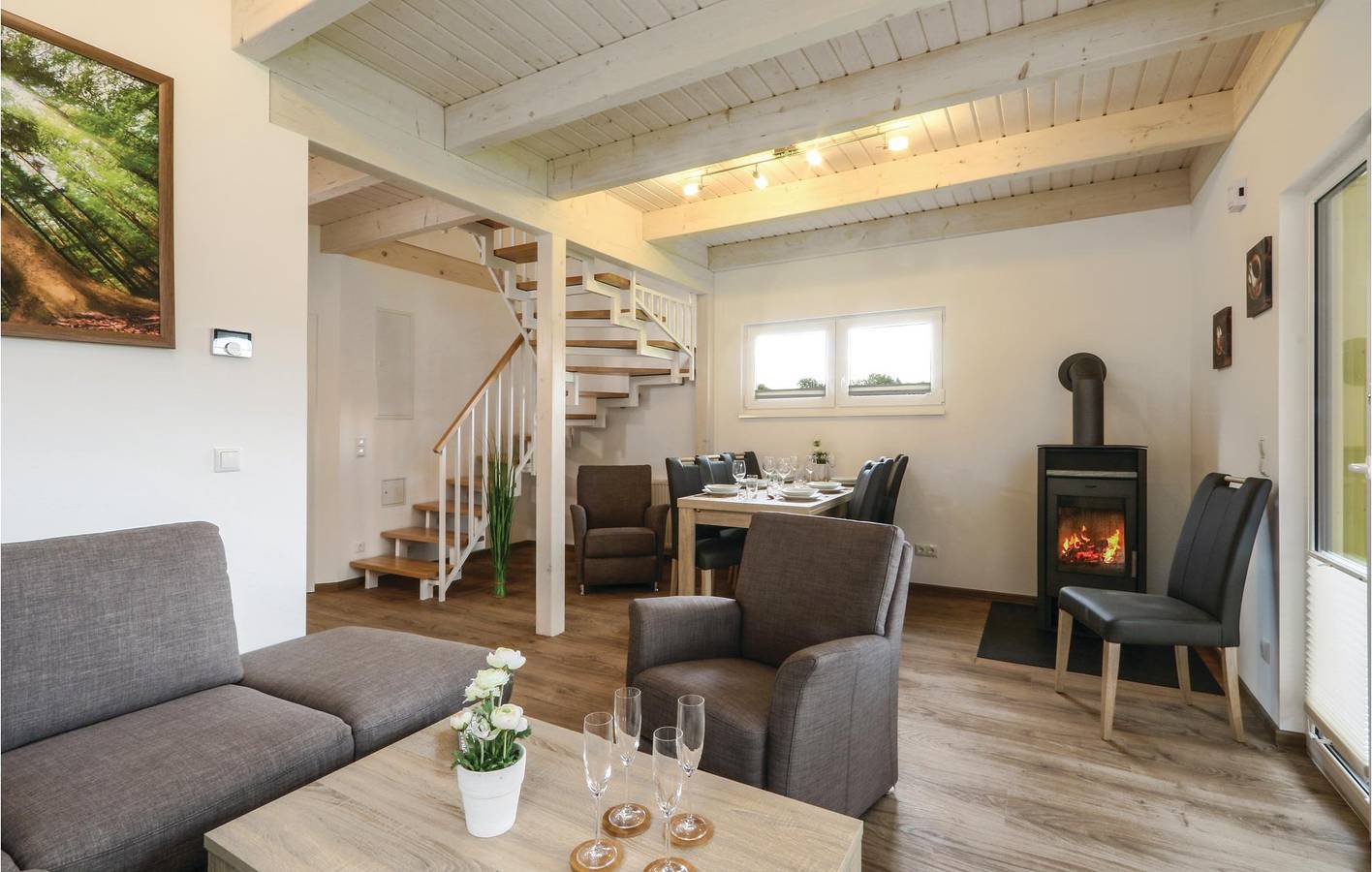Accogliente appartamento con sauna vicino agli impianti di risalita e al fiume, parcheggio, terrazza in Thale, Harzvorland