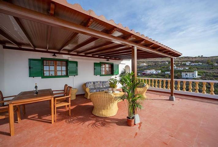 Casa rural para 8 personas, con jardín y vistas en Garajonay