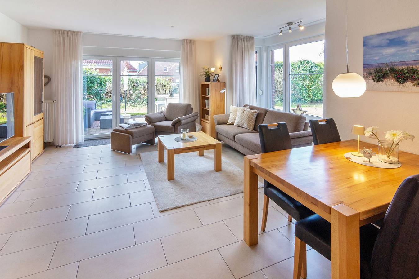 Gemütliches Reihenhaus Inselrosen in ruhiger Lage in Westeraccumersiel, Dornum