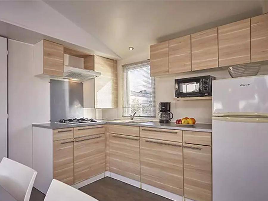 Camping Lou Pignada - Mobilhome 2 personas - Mobil-home | Confort | 1 Dormitorio | 2 Pers | Terraza individual | 1 Baño | Aire acondicionado | Tv in Messanges, Côte d’Argent