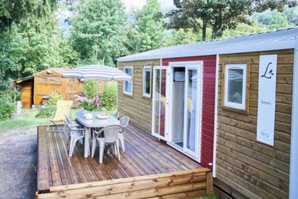 Mobilheim für 6 Pers mit Terrasse in Séez in Séez, Albertville und Umgebung