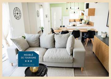 Gîte pour 4 personnes, avec terrasse et piscine à MUS