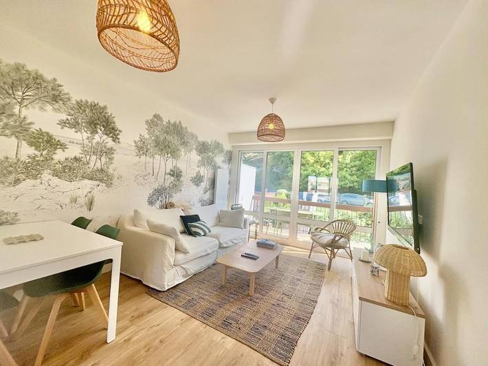 Gîte pour 4 personnes, avec terrasse dans Parc Mauresque Arcachon
