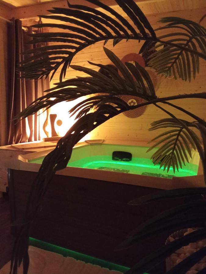 Maison d’hôte pour 2 personnes, avec piscine ainsi que vue et jardin à Lachapelle-Auzac