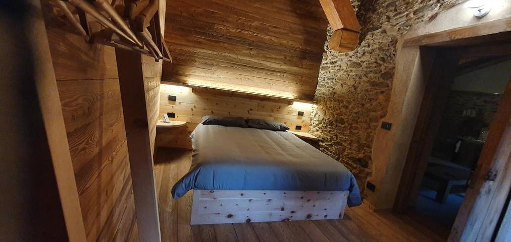 Gîte pour 6 personnes, avec Balcon ainsi que Sauna et Vue à San Damiano Macra - 3