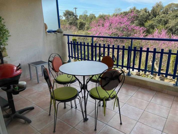 Gîte pour 4 personnes, avec Terrasse dans Plage D Aigue Bonne