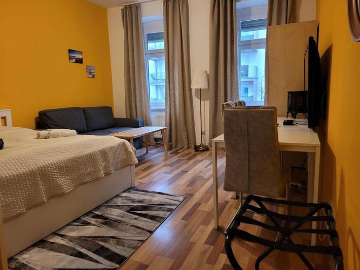 Ferienhaus für 3 Personen, mit Garten und Ausblick