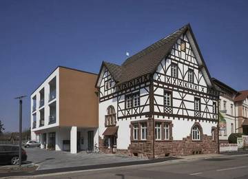 Ferienwohnung für 2 Personen, mit Ausblick und Balkon in Meißenheim