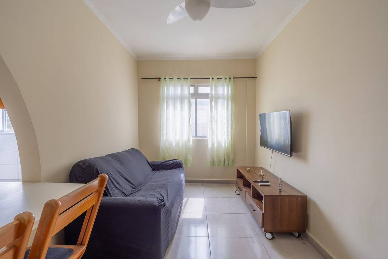 Appartement entier, Appartement de vacances pour 5 personnes avec balcon in Solemar, Praia Grande (São Paulo)