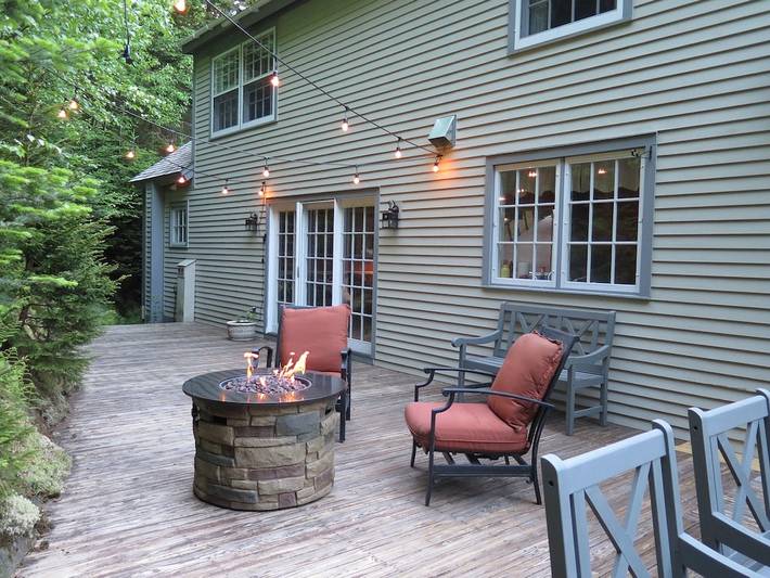 Vacation rental for 8 people, with sauna and yard as well as hot tub in Mount Snow