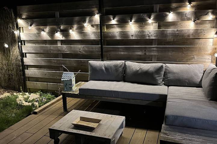 Maison de vacances pour 9 personnes, avec jacuzzi ainsi que terrasse et jardin, animaux acceptés