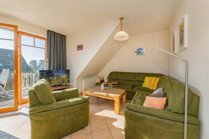 Ferienwohnung für 8 Personen, mit Ausblick und Garten sowie Sauna und Seeblick, mit Haustier in Loddin - 3