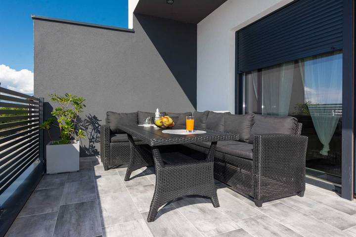 Ferienwohnung für 5 Personen, mit Balkon auf Vir - 2