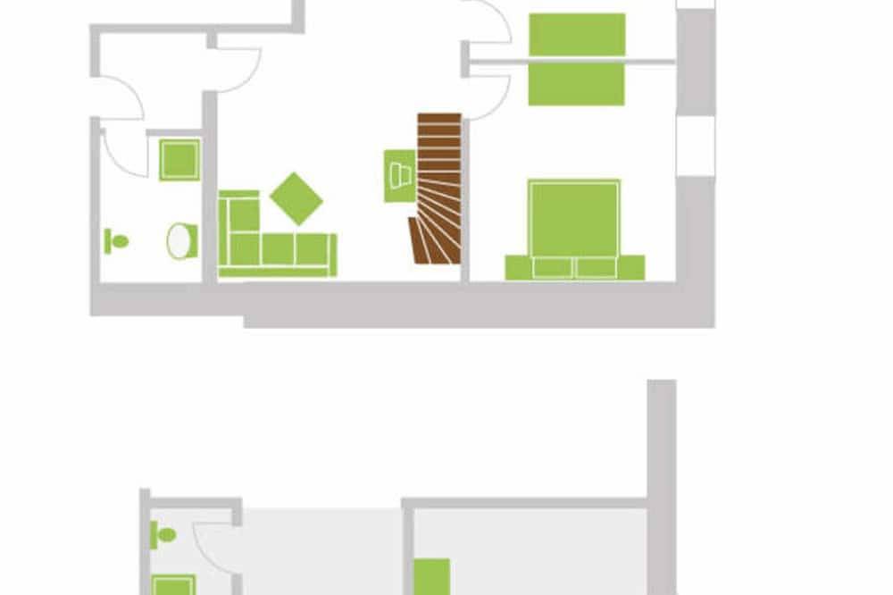 Ganze Wohnung, Ferienwohnung 8 - 115qm (2-6 Personen) - Weichaer Hof Fbs Sonja Fritsch & Hagen in Weißenberg, Oberlausitz-Niederschlesien