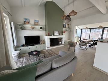 Villa pour 9 personnes, avec piscine ainsi que jardin et terrasse à La Tranche-sur-Mer