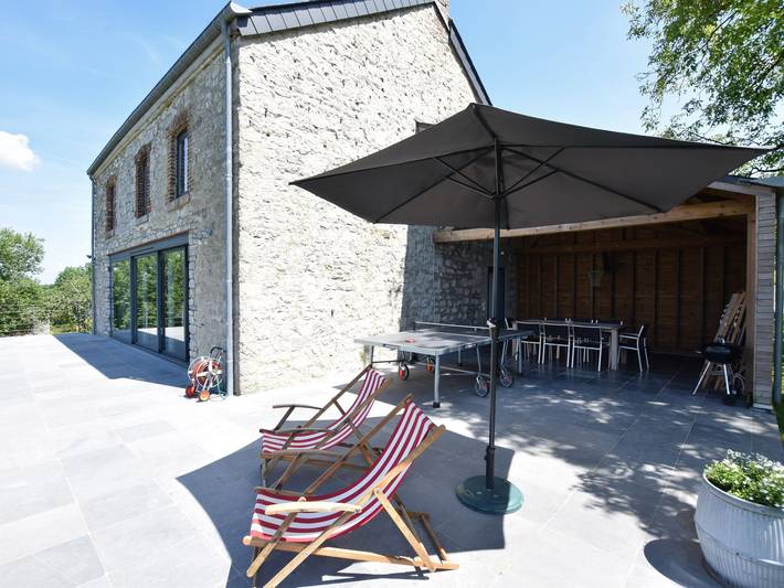 Ferienhaus in Humain mit Bbq & Naturblick in Humain, Marche-en-Famenne