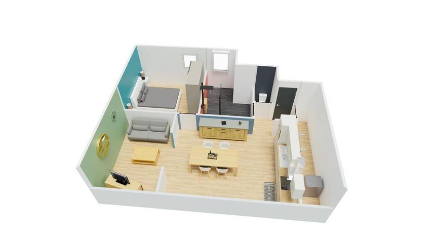 Gîte pour 3 personnes, avec vue à Plancoët - 3