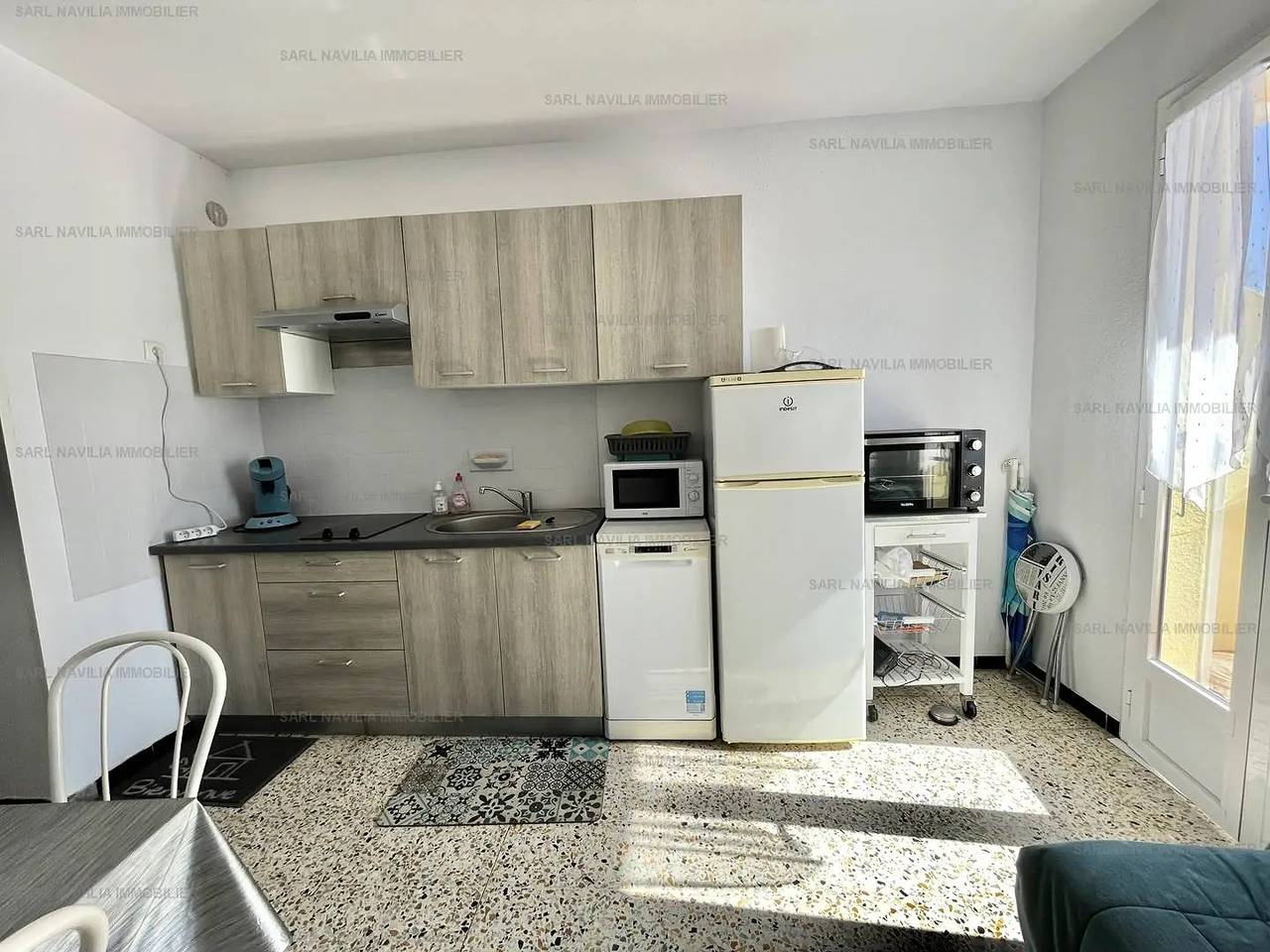 Ganze Wohnung, 300M Plage: T2 Kreuzung mit Privatparkplatz in Port-la-Nouvelle, Mittelmeerküste (Frankreich)