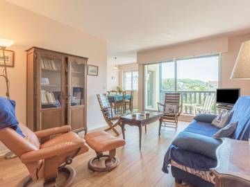 Gîte pour 4 personnes, avec balcon dans Plage De Tourgeville