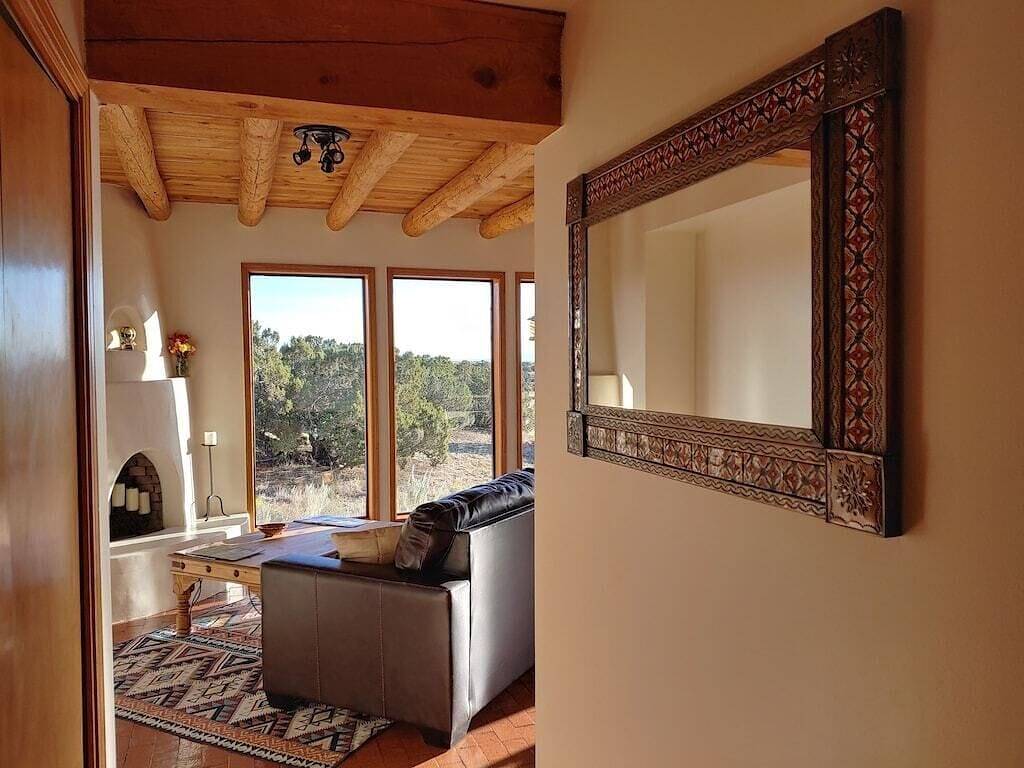 Private Pueblo with Mountain Views in Eldorado at Santa Fe, Santa Fe County