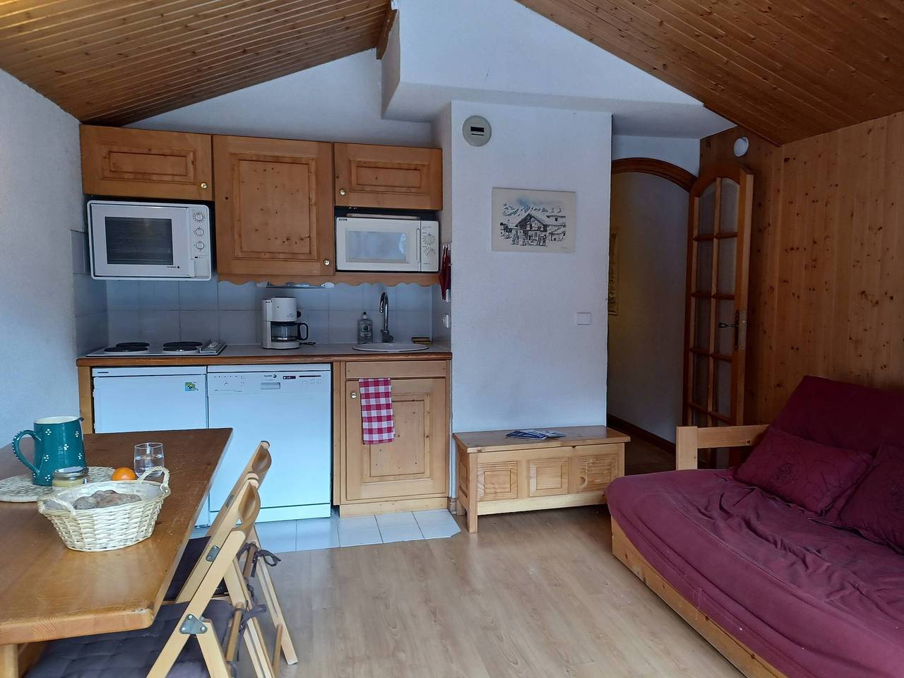 Appartement entier, Appartement convivial à Méribel avec accès aux pistes et balcon in Méribel-Mottaret, Les Allues