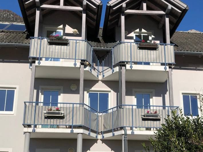 Ferienwohnung für 2 Personen, mit Balkon und Seeblick