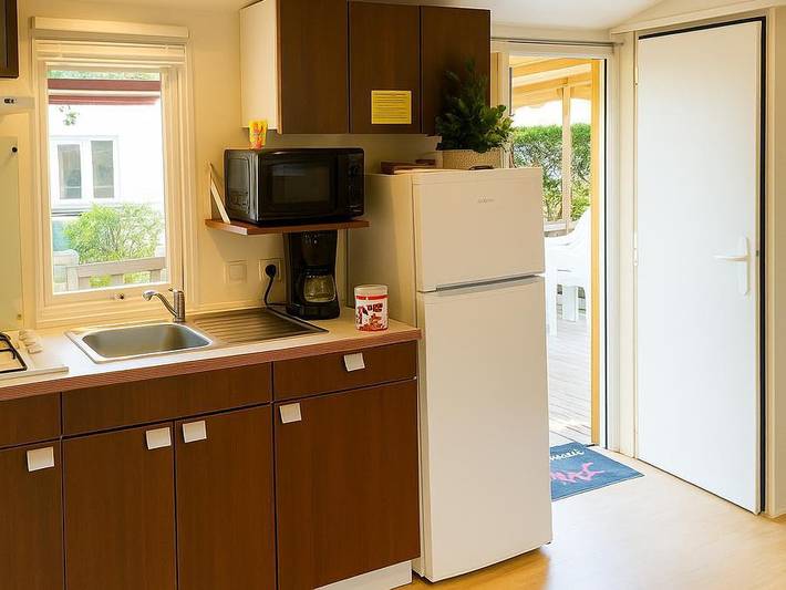 Camping Oléron Loisirs   - Mobilheim 6 personen - Freizeit 3 Schlafzimmer - Tv in Saint-Georges-d'Oléron, Côte de Beauté