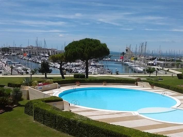Estudio para 4 personas, con piscina y terraza - 1