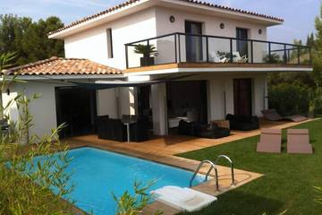 Villa pour 8 personnes, avec terrasse et jardin, animaux acceptés à Bandol